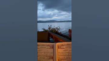 أريحوا قلوبكم سورة الفلق بصوت الشيخ ماهر المعيقلي التصوير من بحيرة صبنجا 