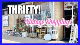 I SPENT MORE THAN NORMAL BUT IT WAS WORTH IT! THRIFT With Me At FUN Vintage &amp; Shops!