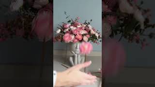 Asmr bouquet tutorial | faux flowers bouquet