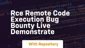 Rce remote code execution bug bounty live demonstrate