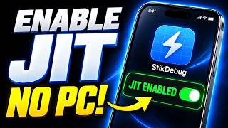 Details (NEW) Enable JIT Without Computer on iOS 27! Update