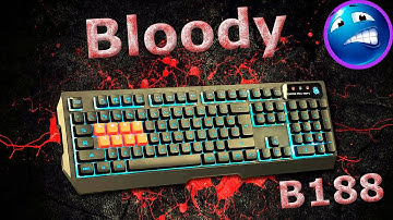 ✿ Bloody B188 : Клавиатура для Игр и Работы : Качество и долговечность 💫 @PlusDevice 💫#KupLu_DEv1ce