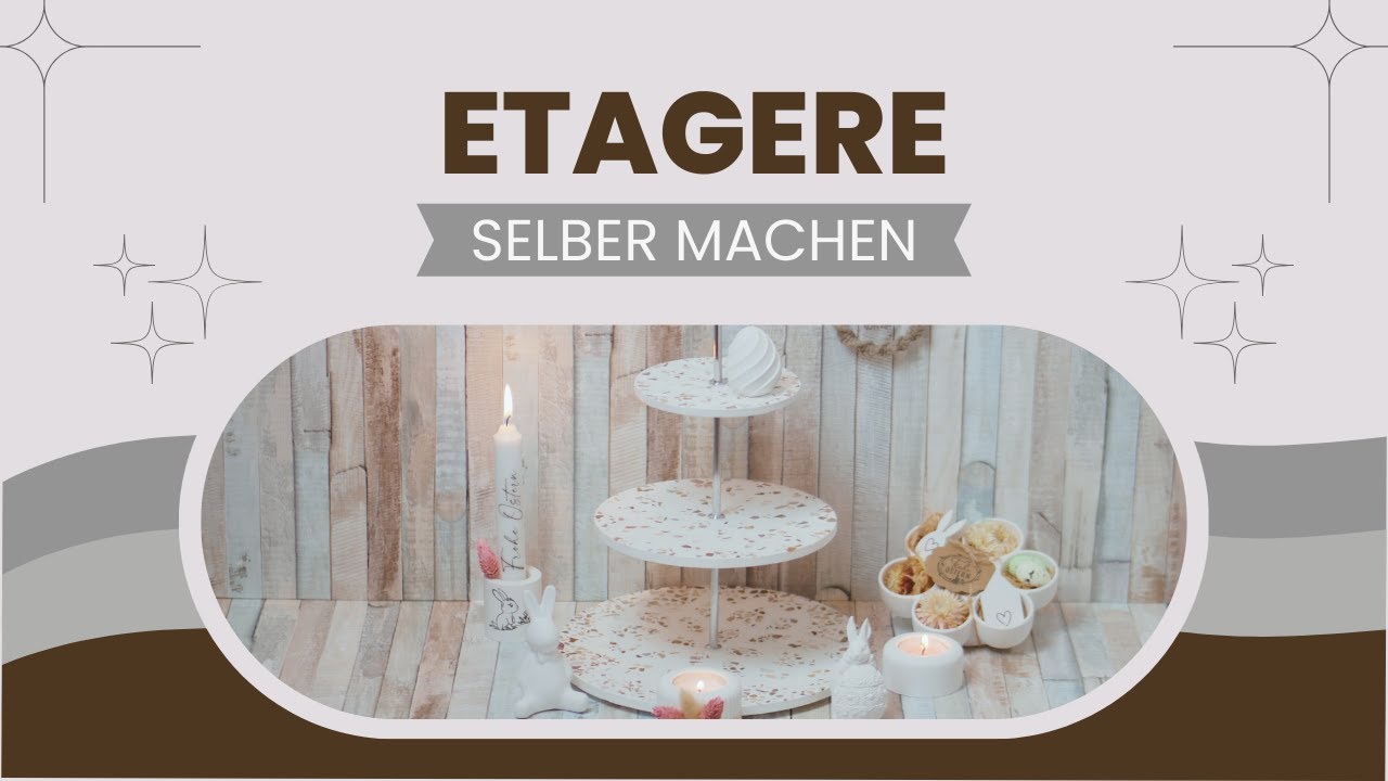 DIY Etagere mit Perlmutt ganz einfach selber machen | Tutorial