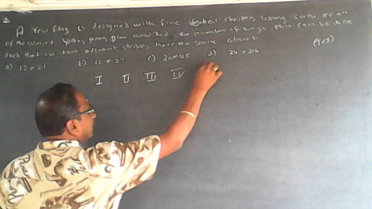 Quantitative Aptitude Permutation and Combination 10 TCS GMAT CAT aditi rao