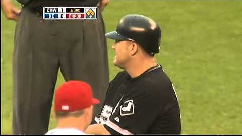 2009/07/03 Podsednik scores on an error