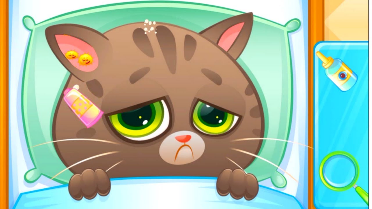BUBBU GAME APP BUBBU THE CAT AT THE HOSPITAL TAKING CARE OF BUBBU PLAYING WITH BUBBU MINI
