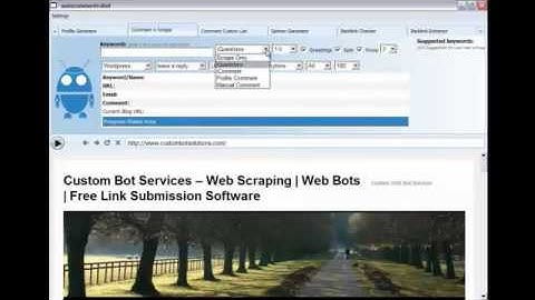 Link Building Software - Blog Commenting Ninja Demo 4