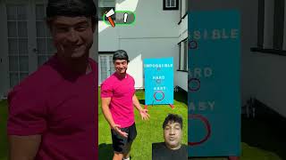 Impossible Axe Throw Challenge! 🎯🪓 #shorts #viral#TopperGuild #AxeThrow #ImpossibleChallenge
