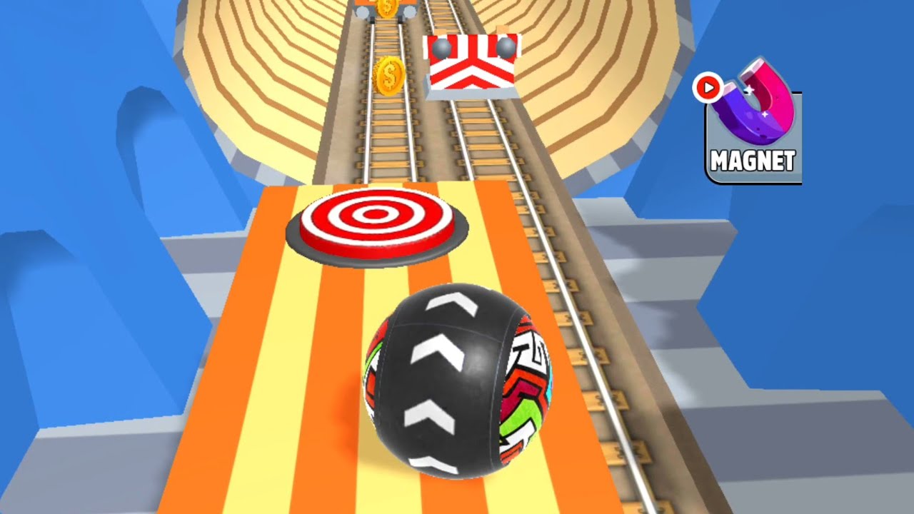 Subway Ball Run 3D Gameplay 💥 Naftrix Gaming Game 22 Android iOS - YouTube