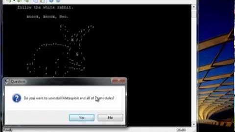 How to Uninstall Metasploit