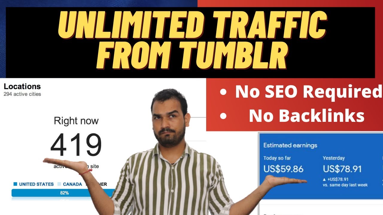 How To Get Unlimited Traffic From Tumblr In 2022 In Hindi | Traffic Tips  Trick In 2022 In Hindi