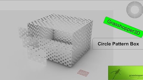 010_ Grasshopper3D small circle hole box pattern