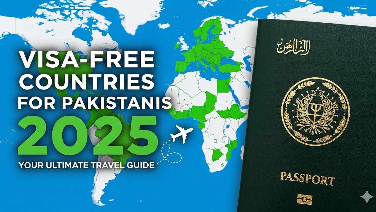 Pakistani passport visa-free countries 2025 | visa free travel Pakistan | Travel without visa | 
