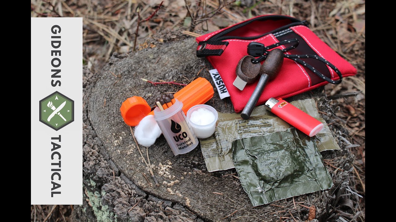 backpacking fire kit