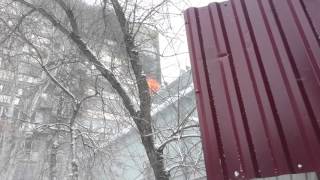 Пожар в Волжском 39 квартал 19.02.2016