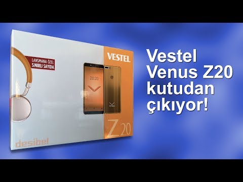 Vestel Venus Z20 kutudan çıkıyor