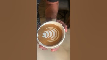 basic latte art tulip | #youtube #shorts #short #viral