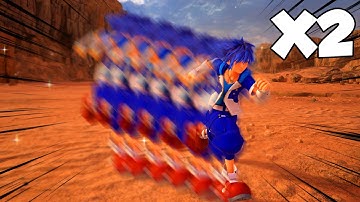 [KH3 Mods] Sora With Sonic Frontiers Abilities But He Is Faster!