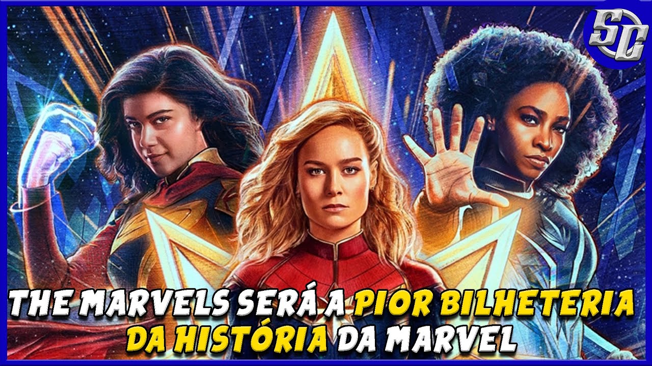 As primeiras projeções de bilheteria de The Marvels são 72% piores que a  Quantumania