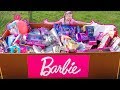 Pallet box full of Barbie dolls and Barbies toys