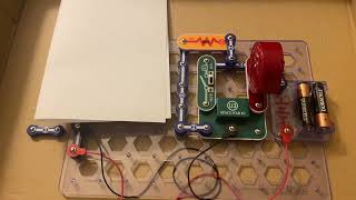 Snap Circuits Extreme Project #66: Electronic Bombing Game