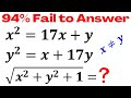 Evaluate! Can You Solve this System of Equations? | Step-by-Step Tutorial