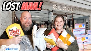 I bought 40 Pounds of LOST MAIL Packages + GUCCI Found!