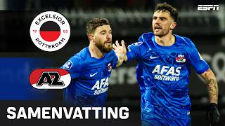 TWEE GOALS in BLESSURETIJD draaien wedstrijd om 😱 | Samenvatting Excelsior - AZ