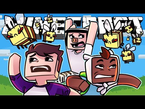 how-not-to-play-with-bees!-(minecraft)