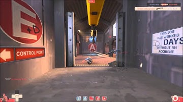 Team Fortress 2: cp_steel Pub Scout Gameplay (RED Team)