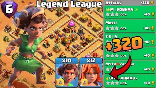 Th16 Legend League Attacks Strategy! +320 June Season Day 6 : Clash Of Clans