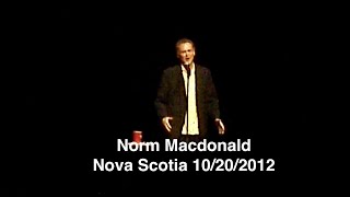 Norm Macdonald Live In Nova Scotia (With Footage!) - 2012