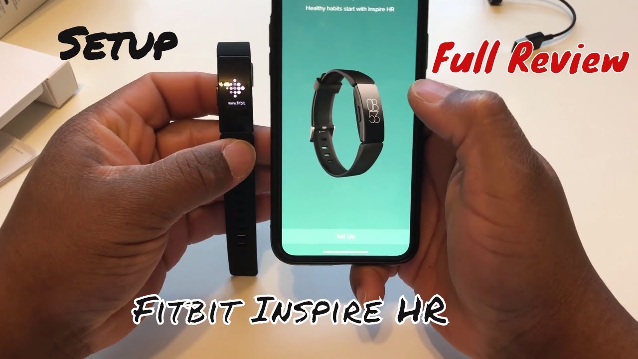 how to set up fitbit inspire hr