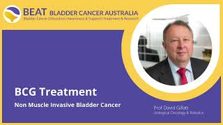 BCG Treatment for High Grade, Non-Muscle Invasive Bladder Cancer
