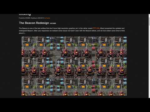 FFF #351 (Beacon Redesign & Simplified Fluid Mixing!) - Factorio Friday Facts Discussion