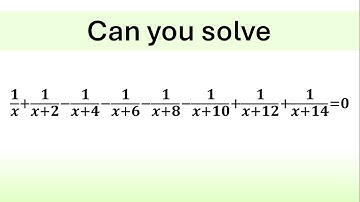 Can You Solve This Hardest Algebra Problem? Give It A Try!