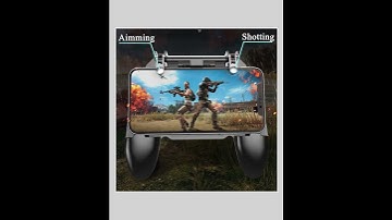 QIWA Mobile Game Controller for PUBG Mobile Controller L1R1 Mobile Game Trigger Joystick Gamepad ...