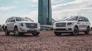 видео: Битва Титанов Lincoln Navigator VS Cadillac Escalade! на русском LincolnNavigator.Club картинка: Битва Титанов Lincoln Navigator VS Cadillac Escalade! на русском LincolnNavigator.Club