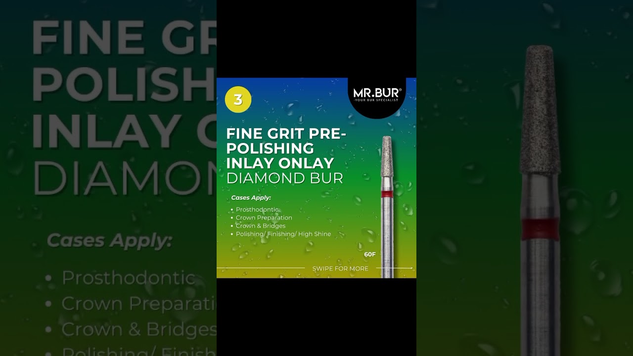 What is a bur used for Inlay Onlay Preparation? 