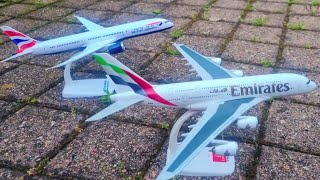 Emirates A380 British Airways 787-9 Unboxing By Husnain Ismail