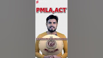 PMLA Act Explained in 55 Seconds(Prevention of Money Laundering Act)#shorts#trending#pmla#pmlacourt