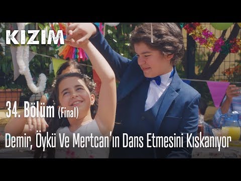 Demir, Öykü ve Mertcan'ın dans etmesini kıskanıyor - Kızım 34. Bölüm (Final)