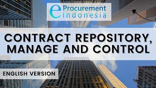 Eprocurement of Indonesia Contract Repository, Manage and Control - procurement software 08113484007 screenshot 4