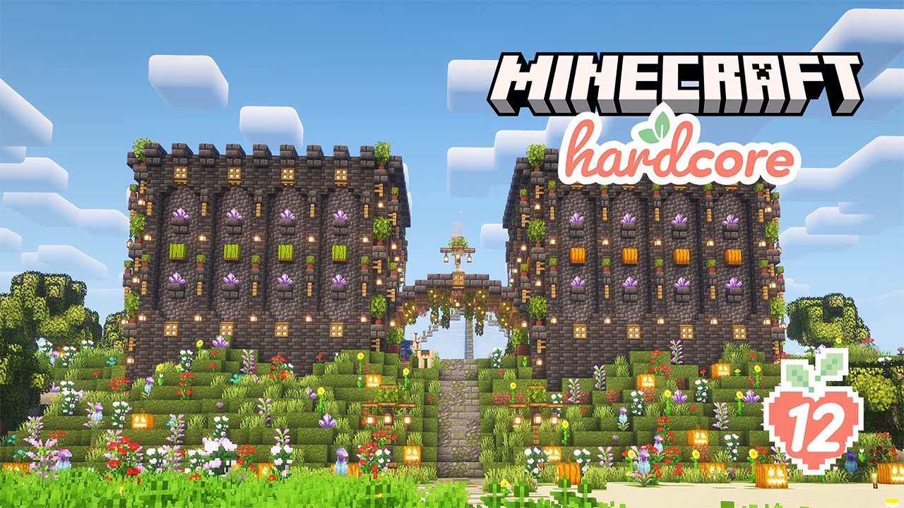 Building a Charming Deepslate Gatehouse in Minecraft Hardcore #12 - YouTube