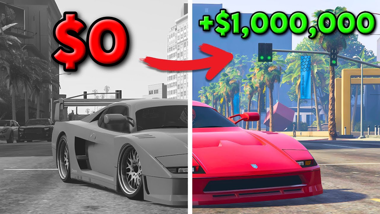 Turn $0 Dollars Into $1,000,000 on Your First Day of GTA Online