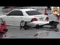 🌈【クラウンリアバンパー崩壊!】搬入① +81 LIKE Hellaflush 2019