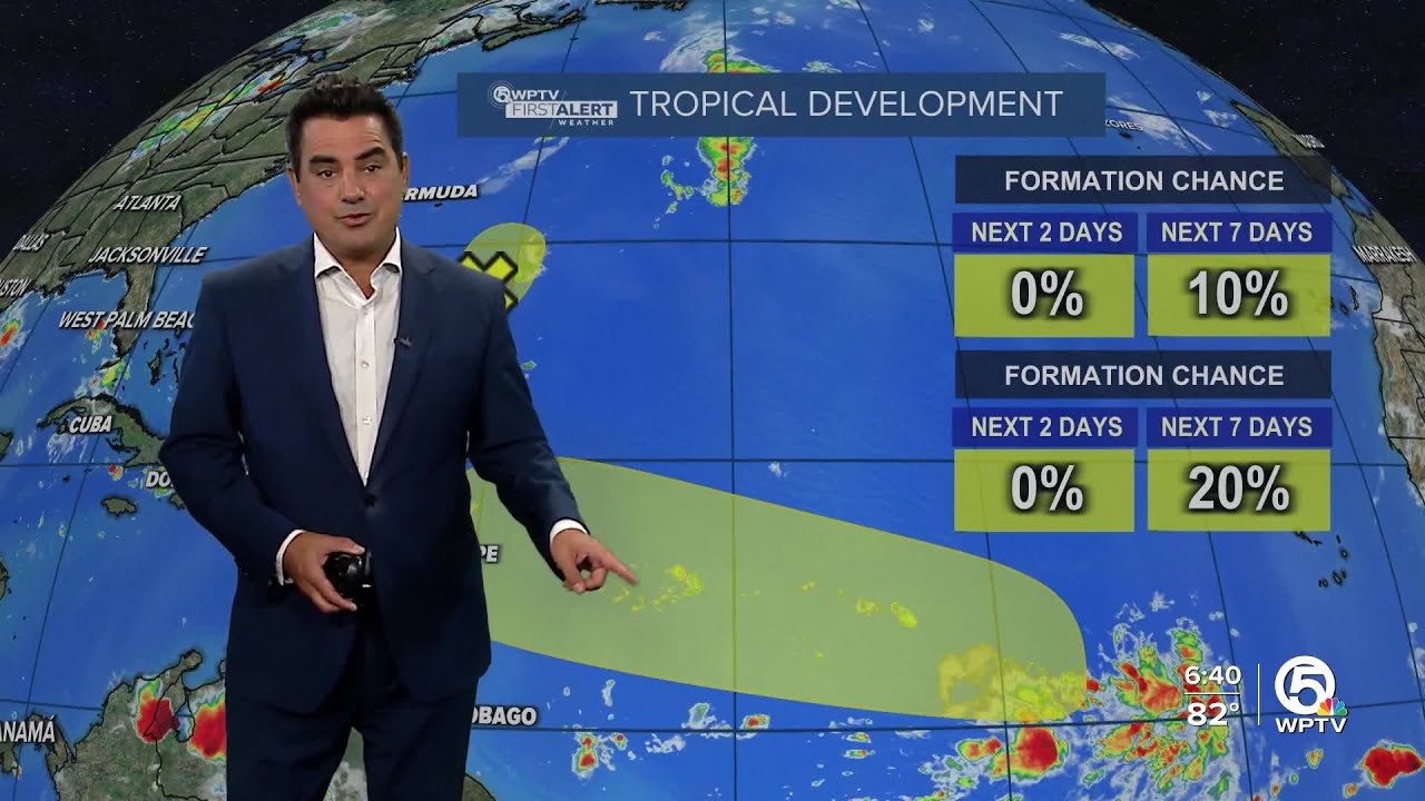 WPTV First Alert Weather tropical forecast, morning of Aug. 28, 2024 ...