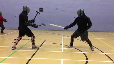 Dual wield Axe vs Cutlass! Dave vs Josh