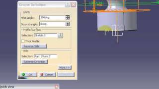 Beginner's CATIA Tutorial - Creating Grooves