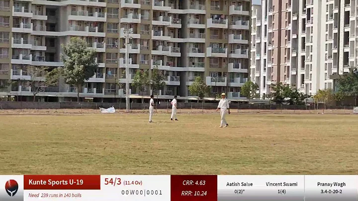 Live Cricket Match | Jus Cricket U-19 vs Kunte Spo...